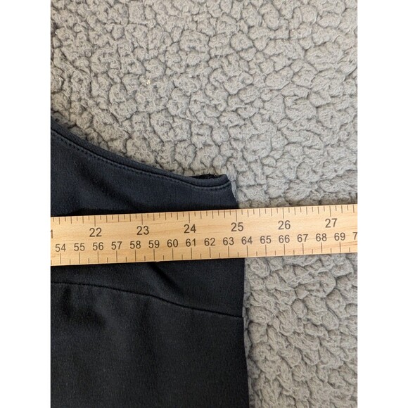 J Jill Shirt Maxi Dress Women’s Size 3x Perfect Pima Cotton Blend Stretch Black - Picture 9 of 12